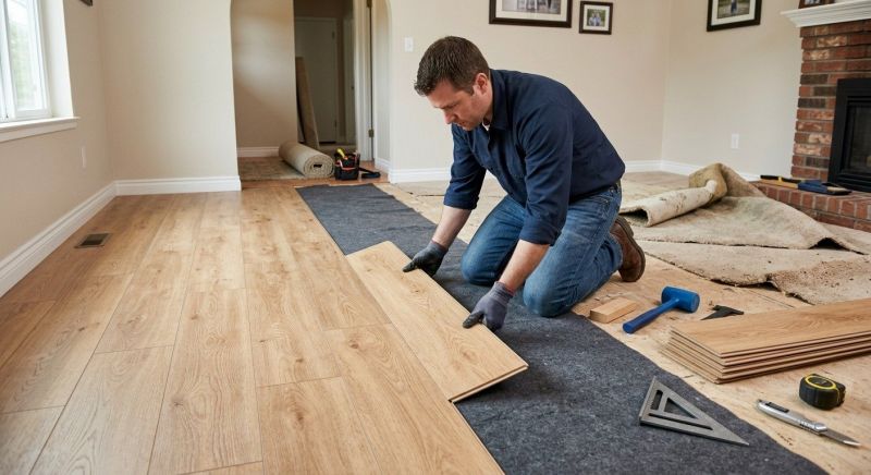 Laminate Floor Remodeling in Chambersburg, PA