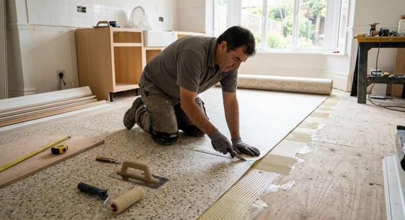 Linoleum Floor Installation in Cascade, MD