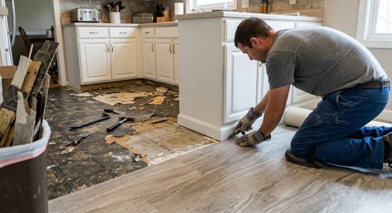 Linoleum Floor Installation in Hustontown, PA