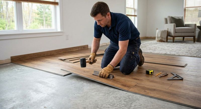 Luxury Vinyl Tile Installation in Gettysburg, PA